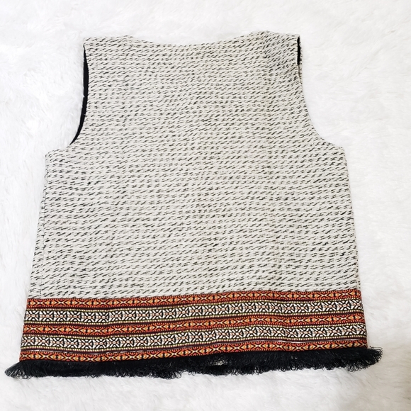 English Rose Shimmer Front zip Vest size small - Picture 4 of 5